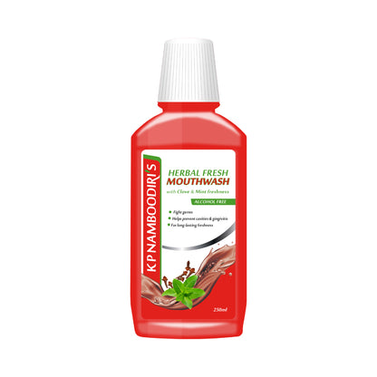 Herbal Fresh Clove & Mint Fresh mouthwash
