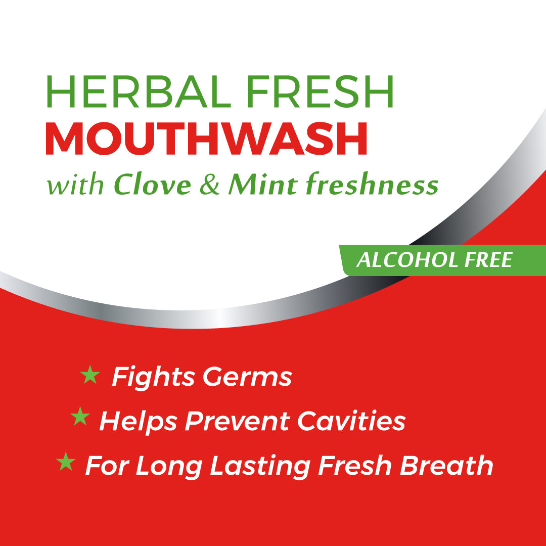 Herbal Fresh Clove & Mint Fresh mouthwash